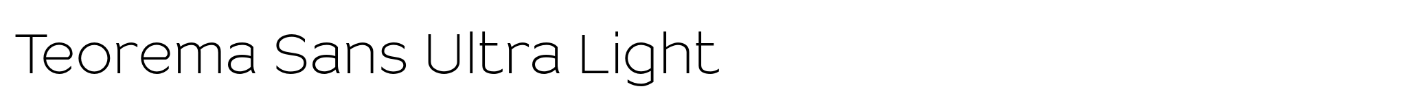 Teorema Sans Ultra Light image